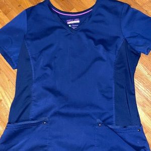Purple label scrub top